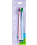 Комплект зубных щеток Revyline Perfect 10000 DUO, розовая и голубая Улан-Удэ