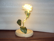 Роза с подсветкой в колбе Липецк