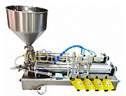 Поршневой дозатор вязких продуктов в дой-паки (паучи) PFP2-100p 2 сопла Алматы