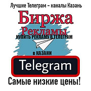 Купить рекламу в телеграм в Казани и Татарстане Казань
