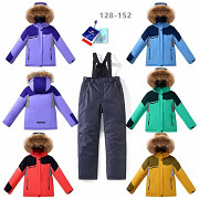 Детские комбинезоны с мехом оптом. Размеры 122-164 Москва