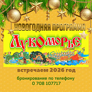 Новогодняя программа "Лукоморье". Дед Мороз и Снегурочка на детский новогодний праздник. Бишкек