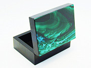 Малахит с Хризоколлой - Коллекционная Шкатулка доставка из г.Москва