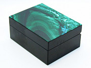 Малахит с Хризоколлой - Коллекционная Шкатулка доставка из г.Москва