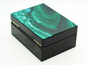 Малахит с Хризоколлой - Коллекционная Шкатулка доставка из г.Москва