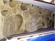 Арт бетон имитация скалы, барельефы Сочи