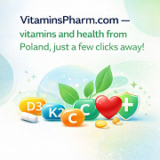 VitaminsPharm.com — ваш европейский магазин витаминов и пищевых добавок с быстрой доставкой Лондон