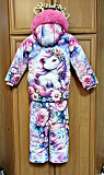 Зимний обалденный костюм Единорожки р. 116-122 доставка из г.Серпухов