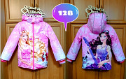Зимняя куртка "Барби" р. 122 -128 доставка из г.Серпухов