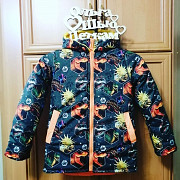 Куртка Дино р. 128-134, зима доставка из г.Серпухов