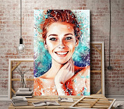 Портрет на холсте. Картины на холсте. Дрим арт. Печать фото Донецк