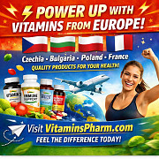 Boost your energy with vitamins from Europe Амстердам