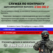 Служба по контракту Великий Новгород