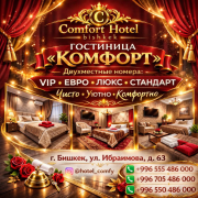 Гостиница «Комфорт». Чисто, уютно, комфортно Бишкек