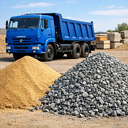 Доставка песка и щебня в Батайске. Честный объем, быстро доставка из г.Батагай