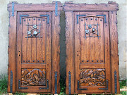 Двери деревянные, из массива дуба, на заказ, под старину Краснодар