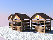 Изготавливаем деревянные ярмарочные домики Ростов-на-Дону