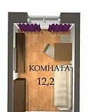 Комната 12.2 м² в 1-к, 1/5 эт. Вологда