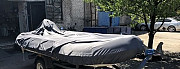 Лодка пвх 420 с лафетом и мотором Москва