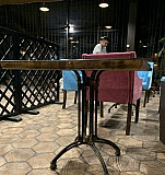 Стол с чугунным подстольем для дома или кафе ресто Орск