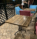 Стол с чугунным подстольем для дома или кафе ресто Орск