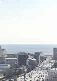 Панорама на море КАСПИИ. Солнечный АЗЕРБАЙДЖАН Баку