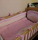 Кровать детская с постельным бельем и матрасом Балашиха