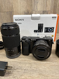 Sony Alpha а6000 цифровая фотокамера с 16-мм и 55-210мм линзами Москва
