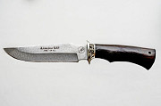 Нож Ирбис, сталь ХВ5- алмазка кованый, ручная работа Ворсма
