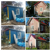 Фасадные работы : монтаж и ремонт фасадов из винилового и металлосайдинга цокольных панелей Хабаровск