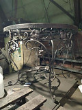 Круглый Стол из кованого металла виноградная лоза Санкт-Петербург