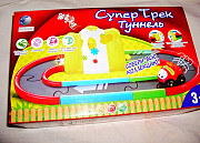 Супер-Трек с туннелем Игровой набор со светом и звуком TongDe Москва