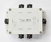 DMX сплиттер IP68 на 4 выхода с двойной гальванической развязкой и индикаторами VJLight SP-4i. Москва