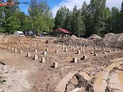 Фундамент на жб сваях для строительства дома, коттеджа Кострома