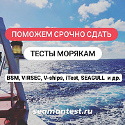 Поможем пройти BSM, VIRSEC, V-ships, iTest, Seagull, ASK, STCW, ECDIS Санкт-Петербург