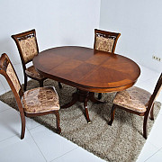 Раздвигающийся деревянный обеденный стол Хайфа