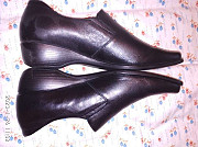 Продам новые женские туфли весна-осень кожа 40 размер на танкетке Новосибирск