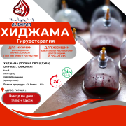 Хиджама (кровопускание) в Бишкеке: полная процедура 20 банок всего за 800с Бишкек